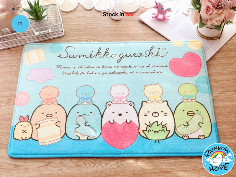 Cute Cartoon Absorbent Bath Mats Floor Mats Carpet 可爱卡通防滑地毯