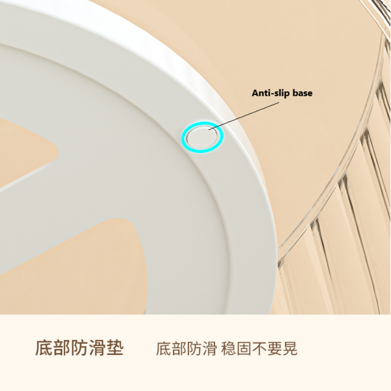 Kitchen Organizer Condiment Rotating Tray/ 360° Seasoning Sauce Makeup Organizer 360度可旋转托盘