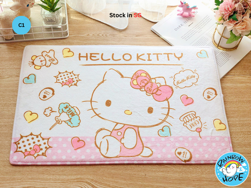 Cute Cartoon Absorbent Bath Mats Floor Mats Carpet 可爱卡通防滑地毯
