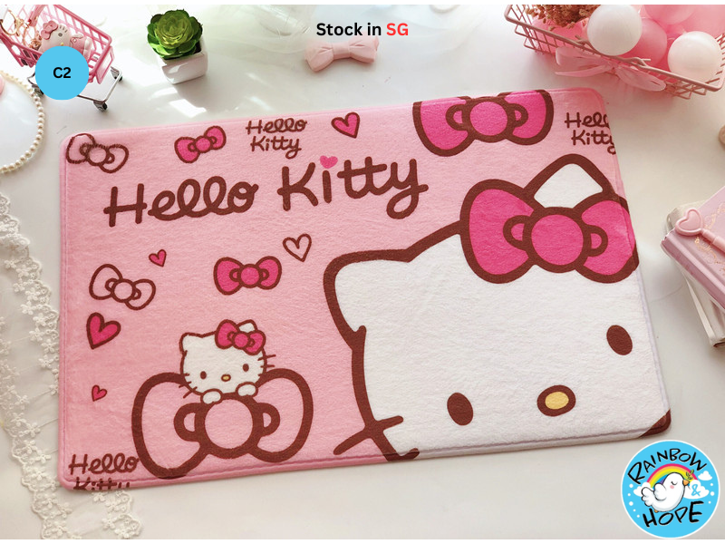 Cute Cartoon Absorbent Bath Mats Floor Mats Carpet 可爱卡通防滑地毯