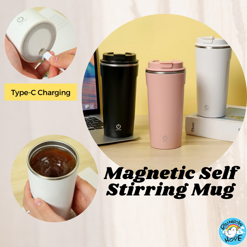 Rechargeable Automatic Stirring Cup / Magnetic Self Stirring Cup 自动搅拌杯