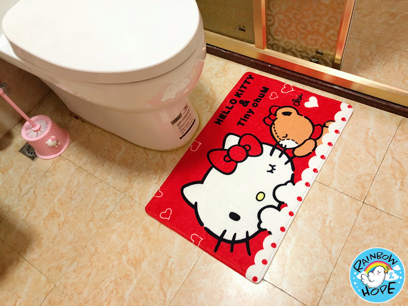 Cute Cartoon Absorbent Bath Mats Floor Mats Carpet 可爱卡通防滑地毯