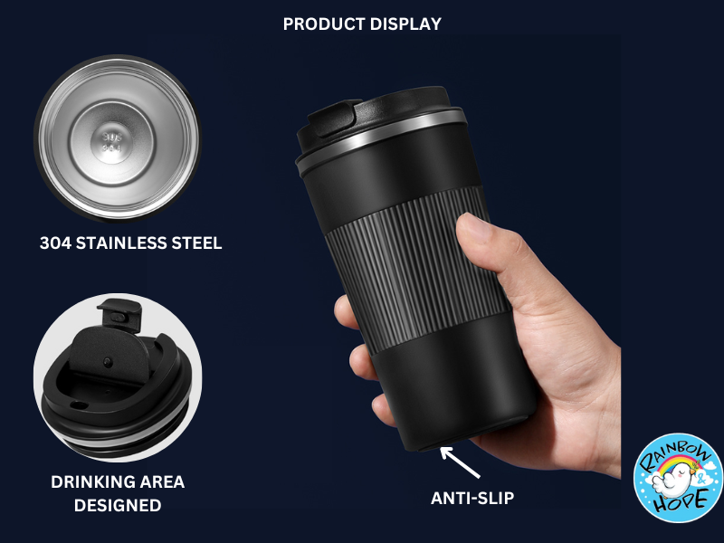 Stainless Steel Insulated Thermal Coffee Cup / Tumbler Mug 保温杯 / 咖啡杯