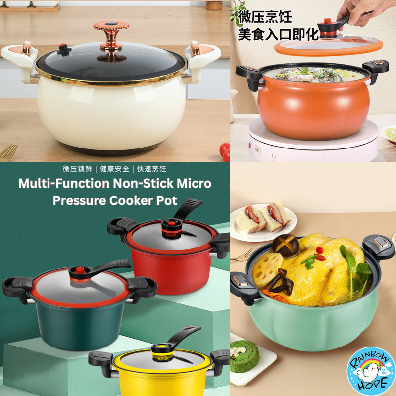 Multi-Function Non-Stick Micro Pressure Cooker Pot Sauce多功能不粘微型高压锅珐琅微压汤锅