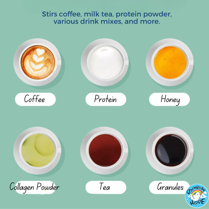 Rechargeable Automatic Stirring Cup / Magnetic Self Stirring Cup 自动搅拌杯