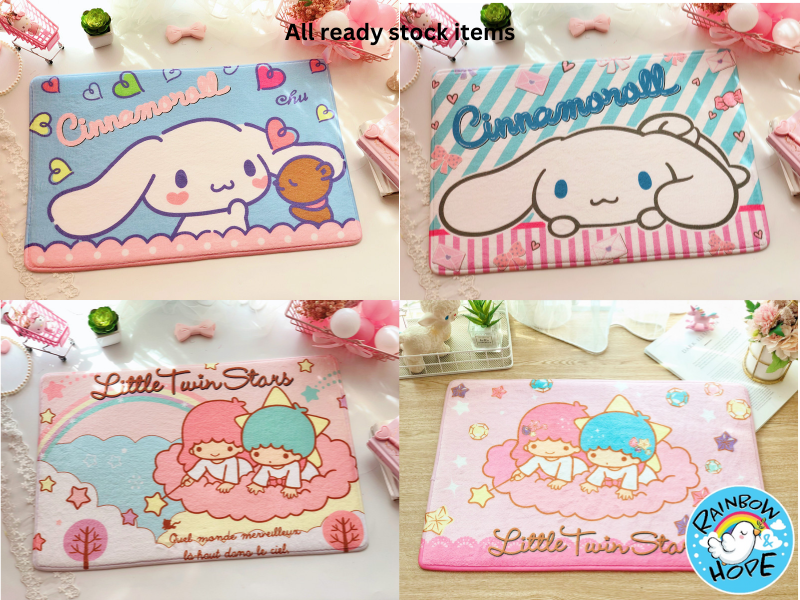 Cute Cartoon Absorbent Bath Mats Floor Mats Carpet 可爱卡通防滑地毯