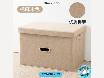 Foldable Storage box/Open Lid Fabric 可折叠/ 开盖储物箱/ 收纳箱
