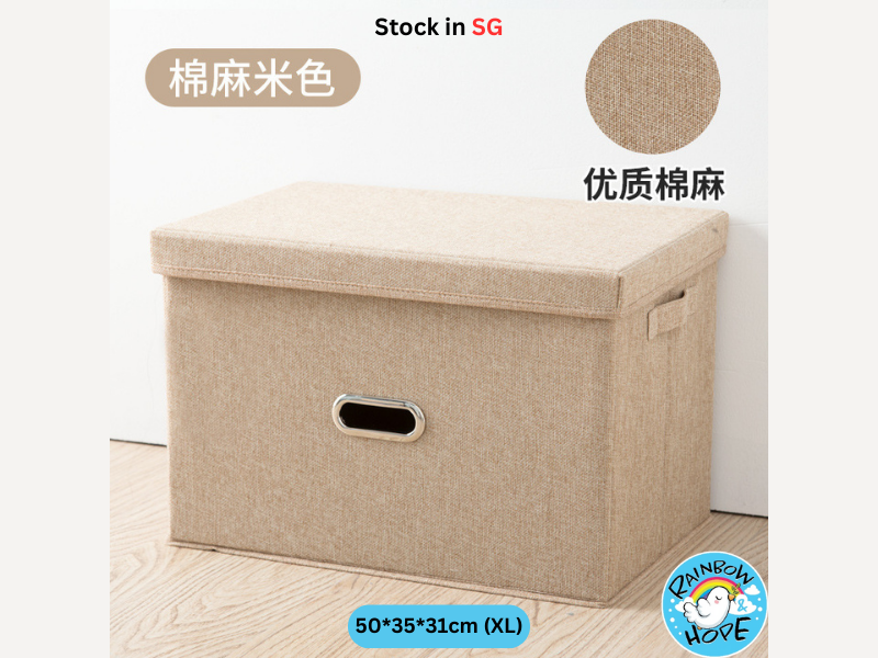 Foldable Storage box/Open Lid Fabric 可折叠/ 开盖储物箱/ 收纳箱