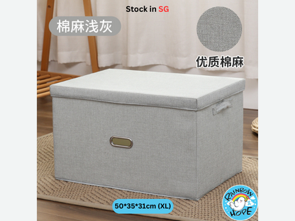 Foldable Storage box/Open Lid Fabric 可折叠/ 开盖储物箱/ 收纳箱