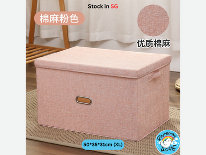 Foldable Storage box/Open Lid Fabric 可折叠/ 开盖储物箱/ 收纳箱