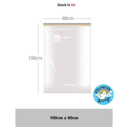 Vacuum Storage Bag/Hand Roll Vacuum Bag/Travel Ziplock Bag/Handpump收纳袋 手卷压缩袋