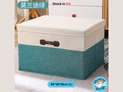 Foldable Storage box/Open Lid Fabric 可折叠/ 开盖储物箱/ 收纳箱