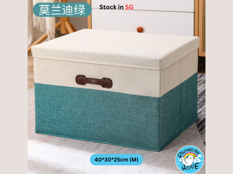 Foldable Storage box/Open Lid Fabric 可折叠/ 开盖储物箱/ 收纳箱
