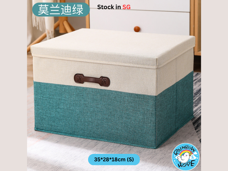 Foldable Storage box/Open Lid Fabric 可折叠/ 开盖储物箱/ 收纳箱