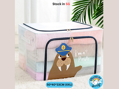 Foldable Storage box/Open Lid Fabric 可折叠/ 开盖储物箱/ 收纳箱