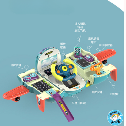 Airplane Toys For Children/ Airplane Car Toy with Piggy Bank变形飞机