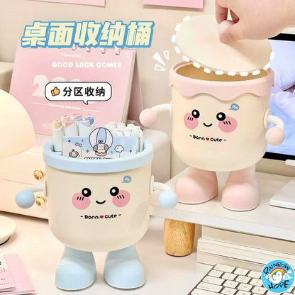 Cute Tissue Box/Tissue Box Holder/ Cute Mini Trash Bin/Deck Organizer纸巾盒/迷你垃圾桶/收纳桶