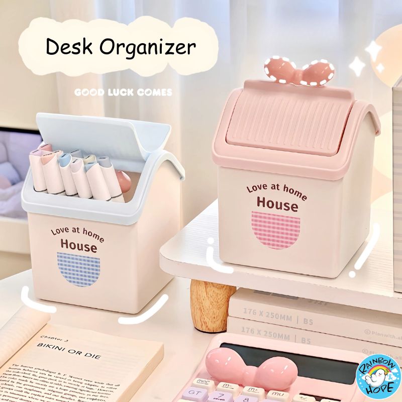 Cute Tissue Box/Tissue Box Holder/ Cute Mini Trash Bin/Deck Organizer纸巾盒/迷你垃圾桶/收纳桶