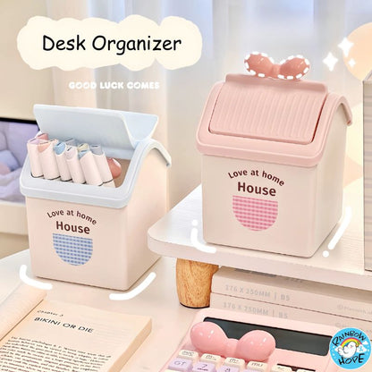 Cute Tissue Box/Tissue Box Holder/ Cute Mini Trash Bin/Deck Organizer纸巾盒/迷你垃圾桶/收纳桶
