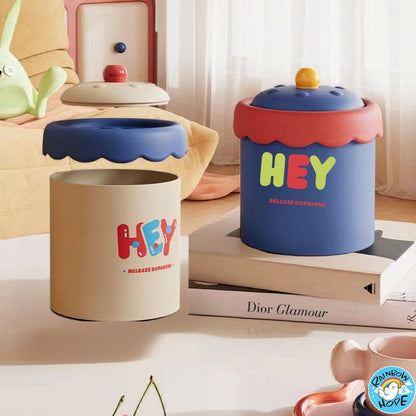 Cute Tissue Box/Tissue Box Holder/ Cute Mini Trash Bin/Deck Organizer纸巾盒/迷你垃圾桶/收纳桶