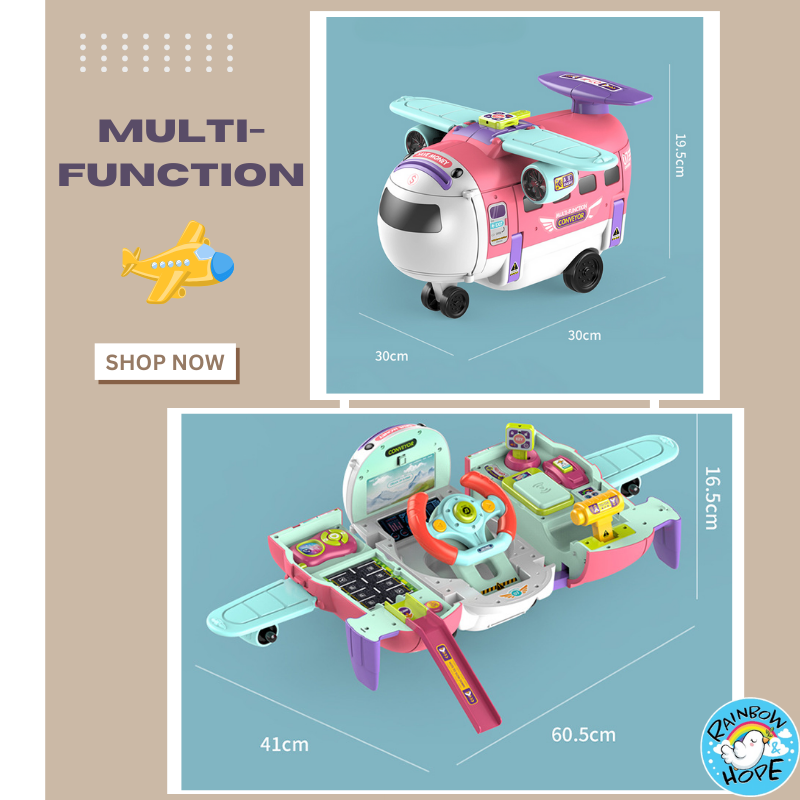 Airplane Toys For Children/ Airplane Car Toy with Piggy Bank变形飞机