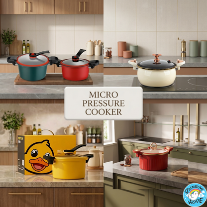 Multi-Function Non-Stick Micro Pressure Cooker Pot Sauce多功能不粘微型高压锅珐琅微压汤锅