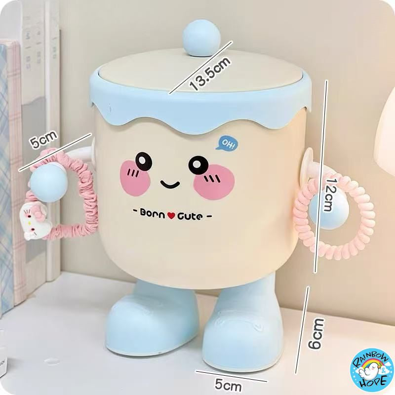 Cute Tissue Box/Tissue Box Holder/ Cute Mini Trash Bin/Deck Organizer纸巾盒/迷你垃圾桶/收纳桶