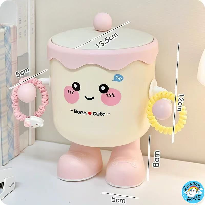 Cute Tissue Box/Tissue Box Holder/ Cute Mini Trash Bin/Deck Organizer纸巾盒/迷你垃圾桶/收纳桶