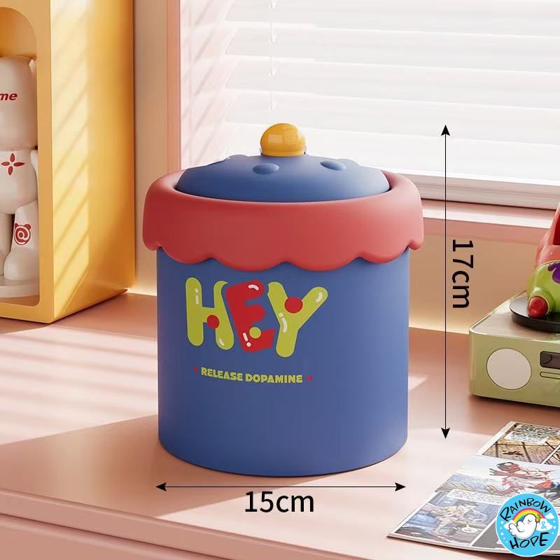Cute Tissue Box/Tissue Box Holder/ Cute Mini Trash Bin/Deck Organizer纸巾盒/迷你垃圾桶/收纳桶