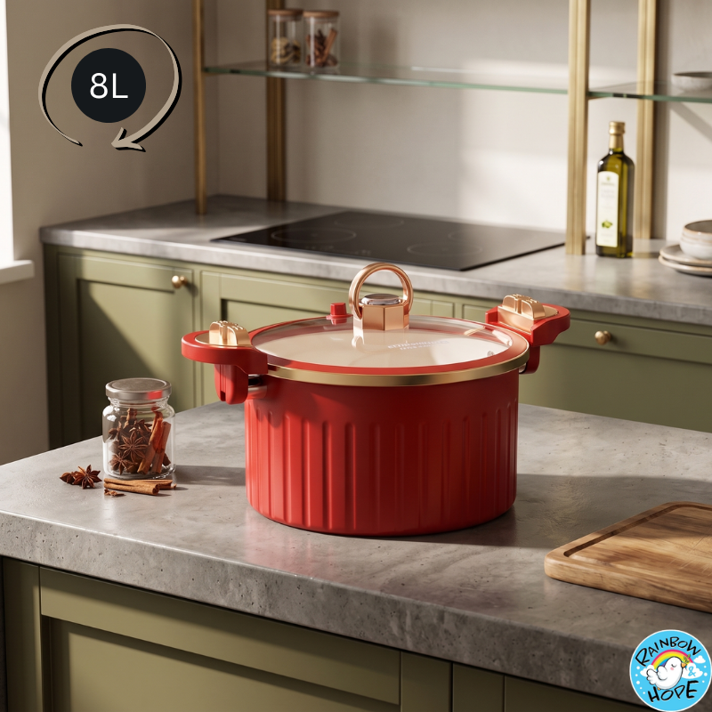 Multi-Function Non-Stick Micro Pressure Cooker Pot Sauce多功能不粘微型高压锅珐琅微压汤锅