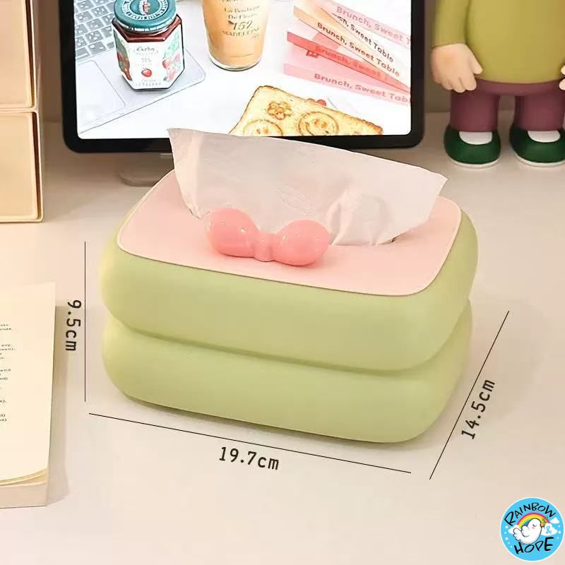 Cute Tissue Box/Tissue Box Holder/ Cute Mini Trash Bin/Deck Organizer纸巾盒/迷你垃圾桶/收纳桶