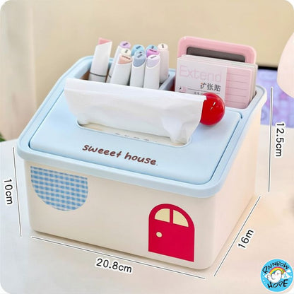 Cute Tissue Box/Tissue Box Holder/ Cute Mini Trash Bin/Deck Organizer纸巾盒/迷你垃圾桶/收纳桶