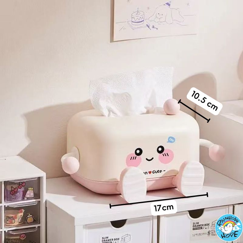 Cute Tissue Box/Tissue Box Holder/ Cute Mini Trash Bin/Deck Organizer纸巾盒/迷你垃圾桶/收纳桶