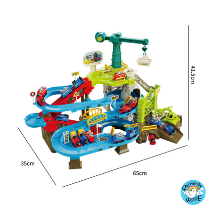 Children Desktop Toys/ Educational Space Car Breakthrough Adventure Sliding Track 儿童冒险滑行轨道游乐场