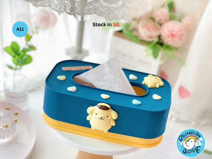 Cute Cartoon Tissue Paper Box/ Tissue Paper Holder卡通纸巾盒