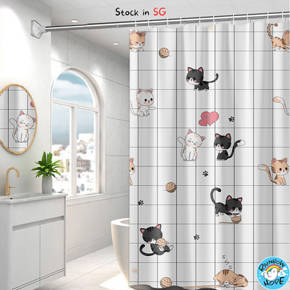 Shower Curtain/ Bathroom Waterproof Curtain 防水浴帘