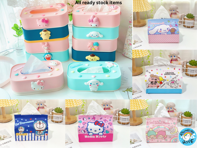 Cute Cartoon Tissue Paper Box/ Tissue Paper Holder卡通纸巾盒