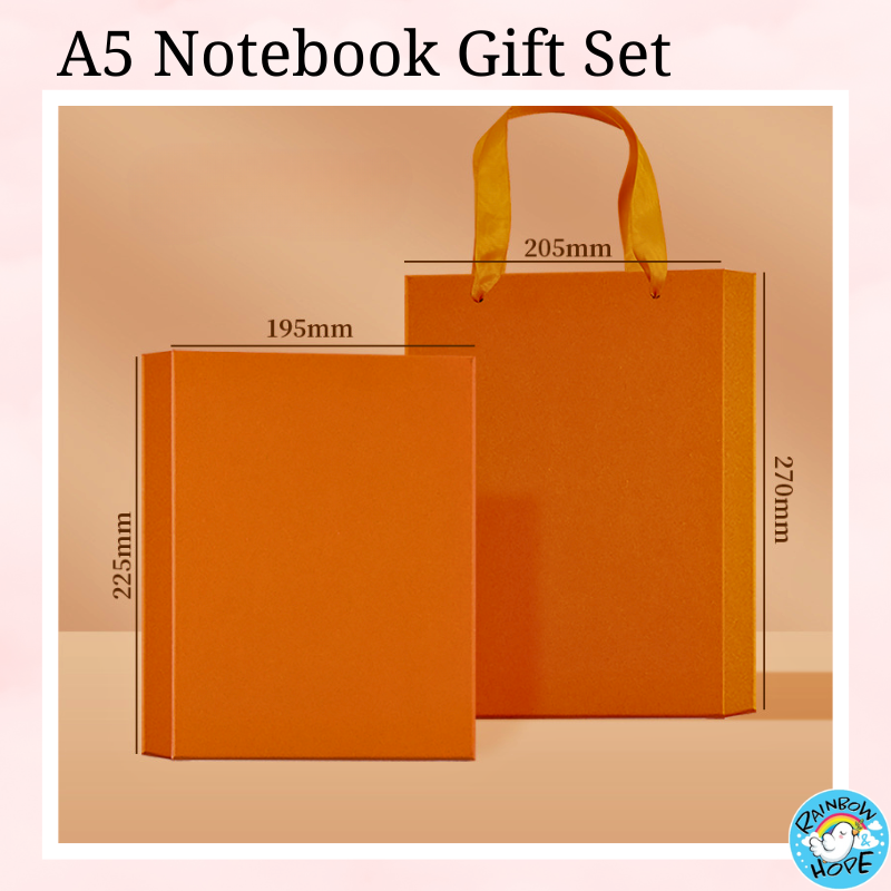 A5 PU Notebook Planner Lined Office/ Christmas Farewell Birth Gift 笔记本礼盒