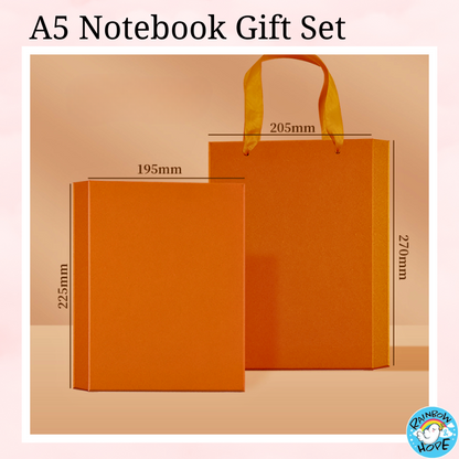 A5 PU Notebook Planner Lined Office/ Christmas Farewell Birth Gift 笔记本礼盒