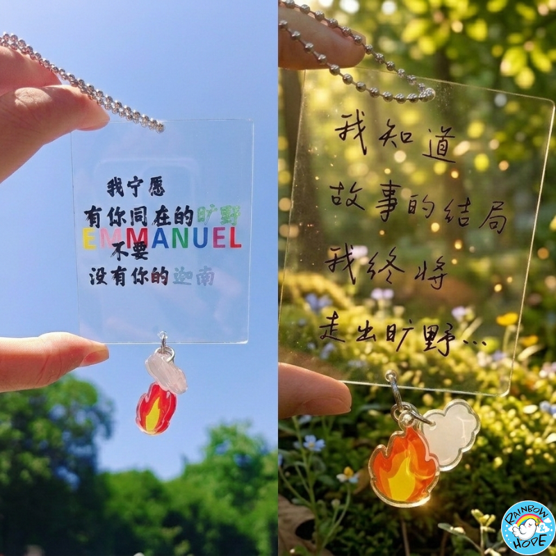 Christian Gift | Cross Shaped Scented Ornament | Emmanuel Pendant盼望迦南授权 十字架 走出旷野 车挂牌