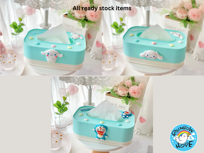 Cute Cartoon Tissue Paper Box/ Tissue Paper Holder卡通纸巾盒