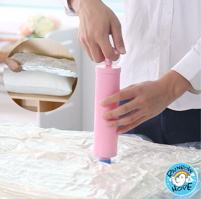 Vacuum Storage Bag/Hand Roll Vacuum Bag/Travel Ziplock Bag/Handpump收纳袋 手卷压缩袋