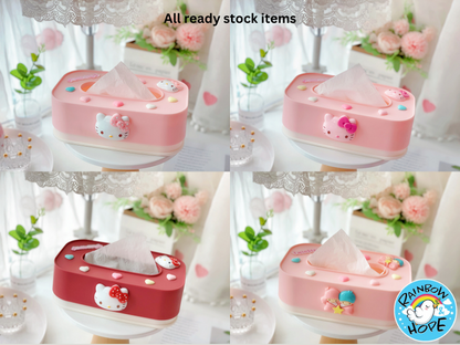 Cute Cartoon Tissue Paper Box/ Tissue Paper Holder卡通纸巾盒