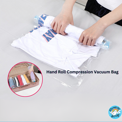Vacuum Storage Bag/Hand Roll Vacuum Bag/Travel Ziplock Bag/Handpump收纳袋 手卷压缩袋