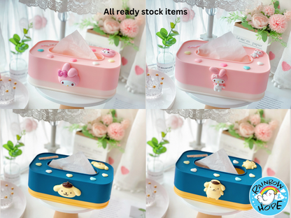 Cute Cartoon Tissue Paper Box/ Tissue Paper Holder卡通纸巾盒