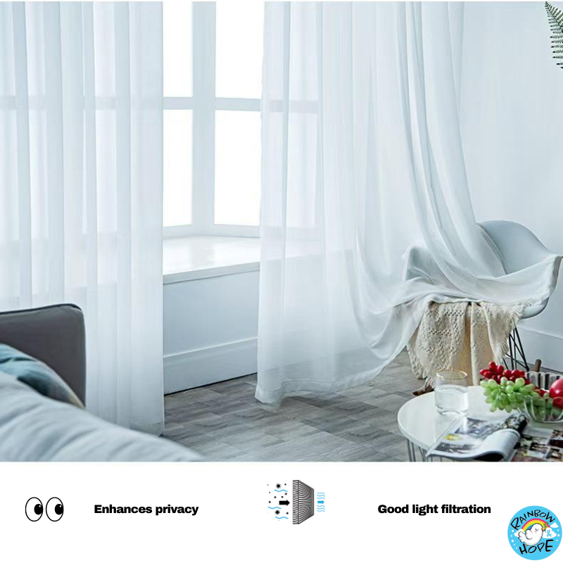 Solid Color 70%-90% Shading Blackout Curtain 纯色遮光隔热防晒窗帘