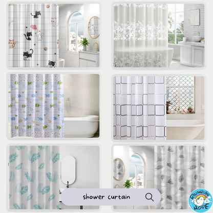 Shower Curtain/ Bathroom Waterproof Curtain 防水浴帘
