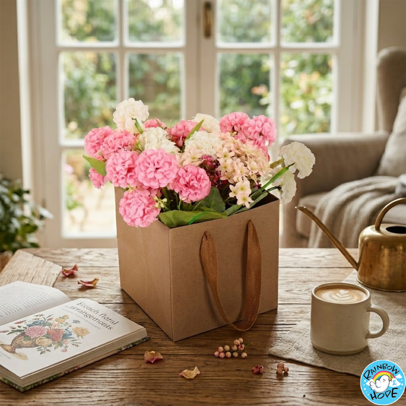Premium Quality Paper Bag Flower Carrying Bag Gift Valentines Birthday Party Goodie 礼物/花束礼物袋