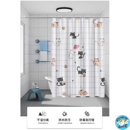 Shower Curtain/ Bathroom Waterproof Curtain 防水浴帘
