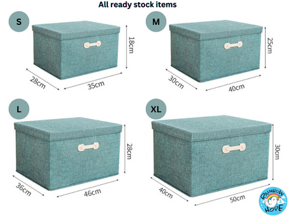Foldable Storage box/Open Lid Fabric 可折叠/ 开盖储物箱/ 收纳箱